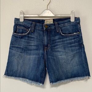 Current Elliott Blue Denim Cutoff Shorts Size 28